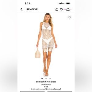 Superdown Bri Crochet Mini dress